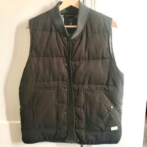 Men’s Frank and Oak black vest